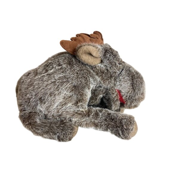 Vintage 1986 L.L. Bean Plush Hand Puppet Moose Stuffed Animal Toy By Douglas 18" - Picture 2 of 8